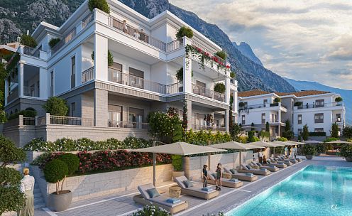 Apartments in einem Luxuskomplex mit Spa-Bereich